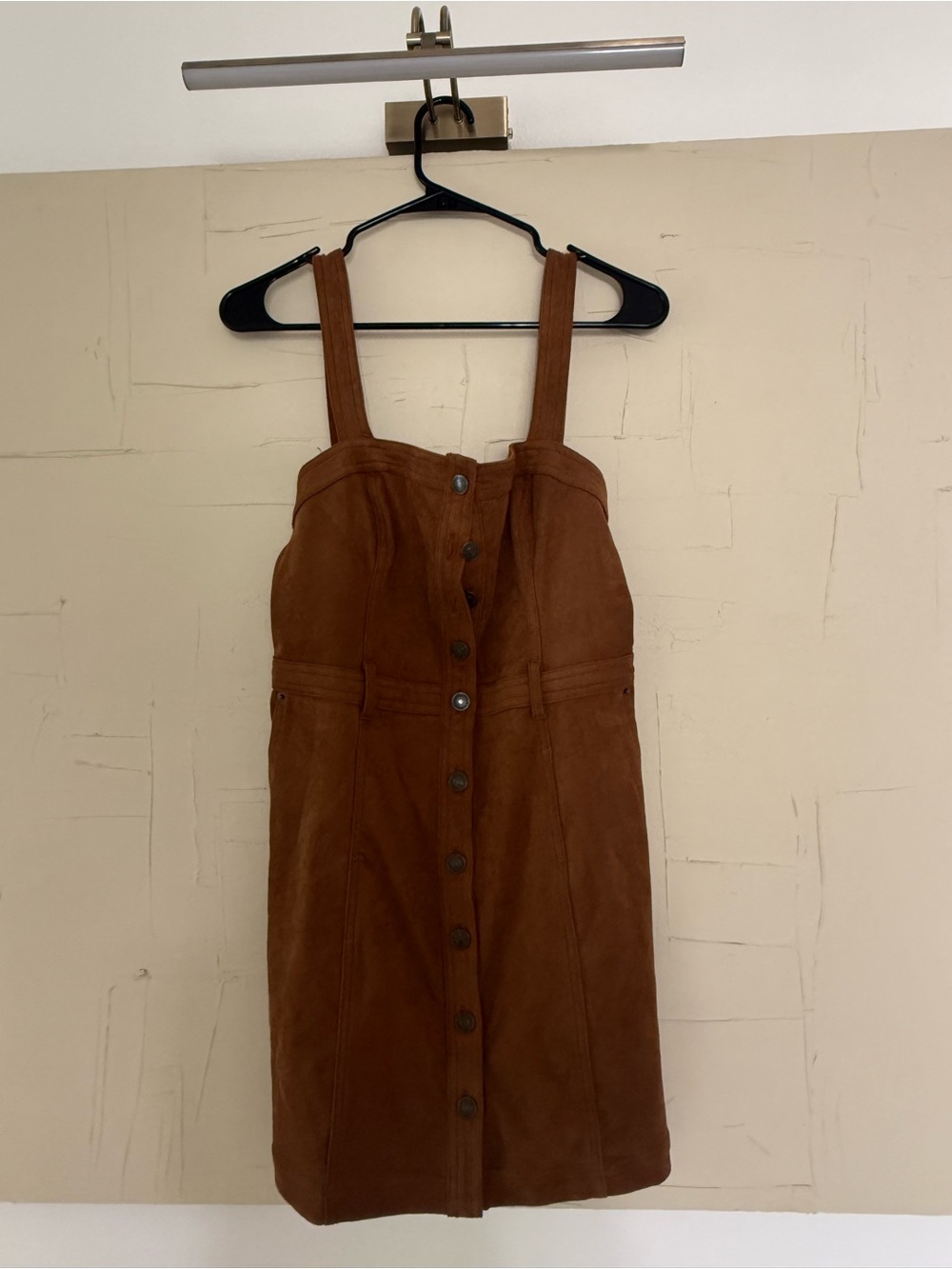 Abercrombie & Fitch Brown Button-Front Mini Dress